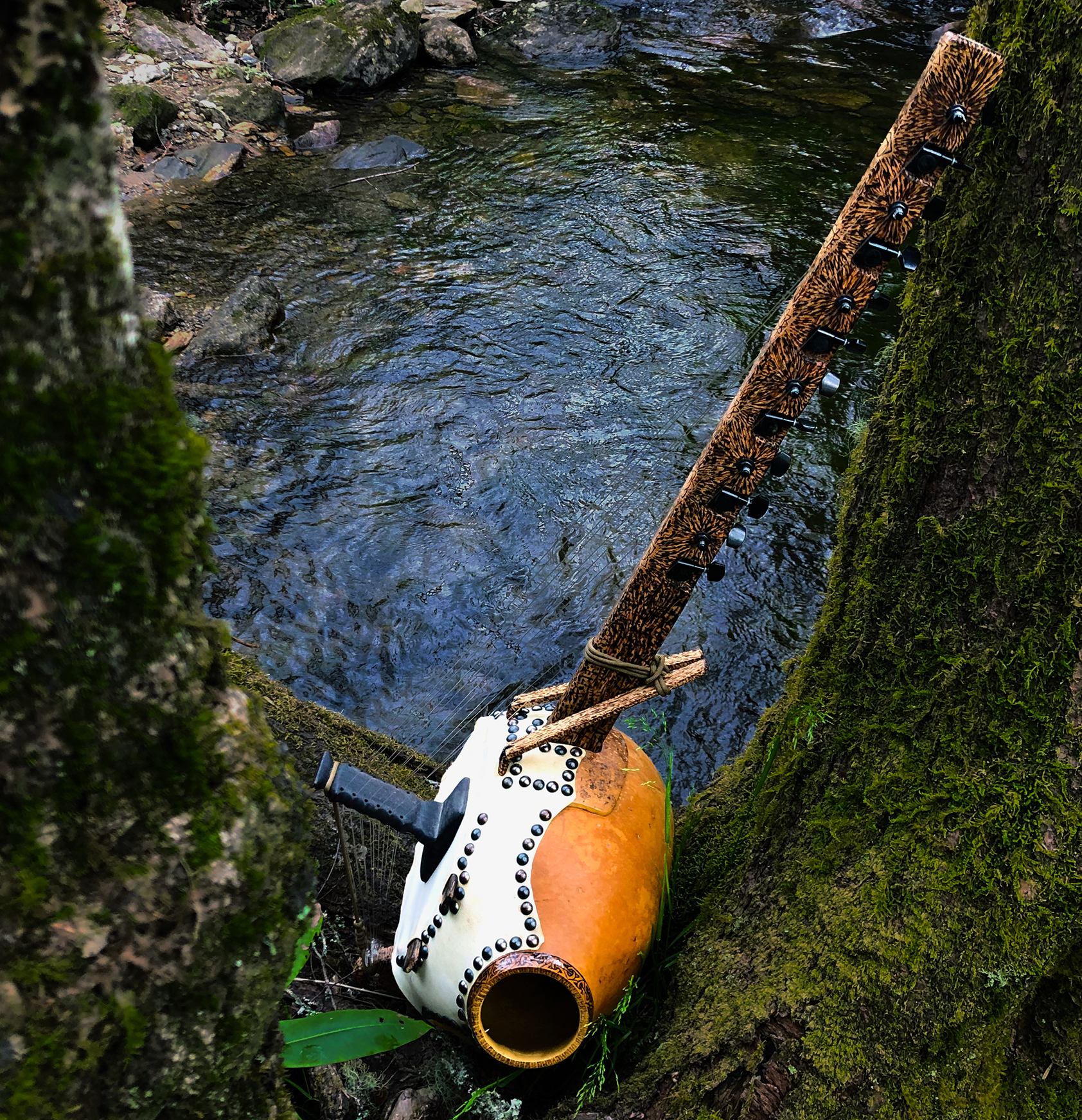 I-Ching N'goni by the creek
