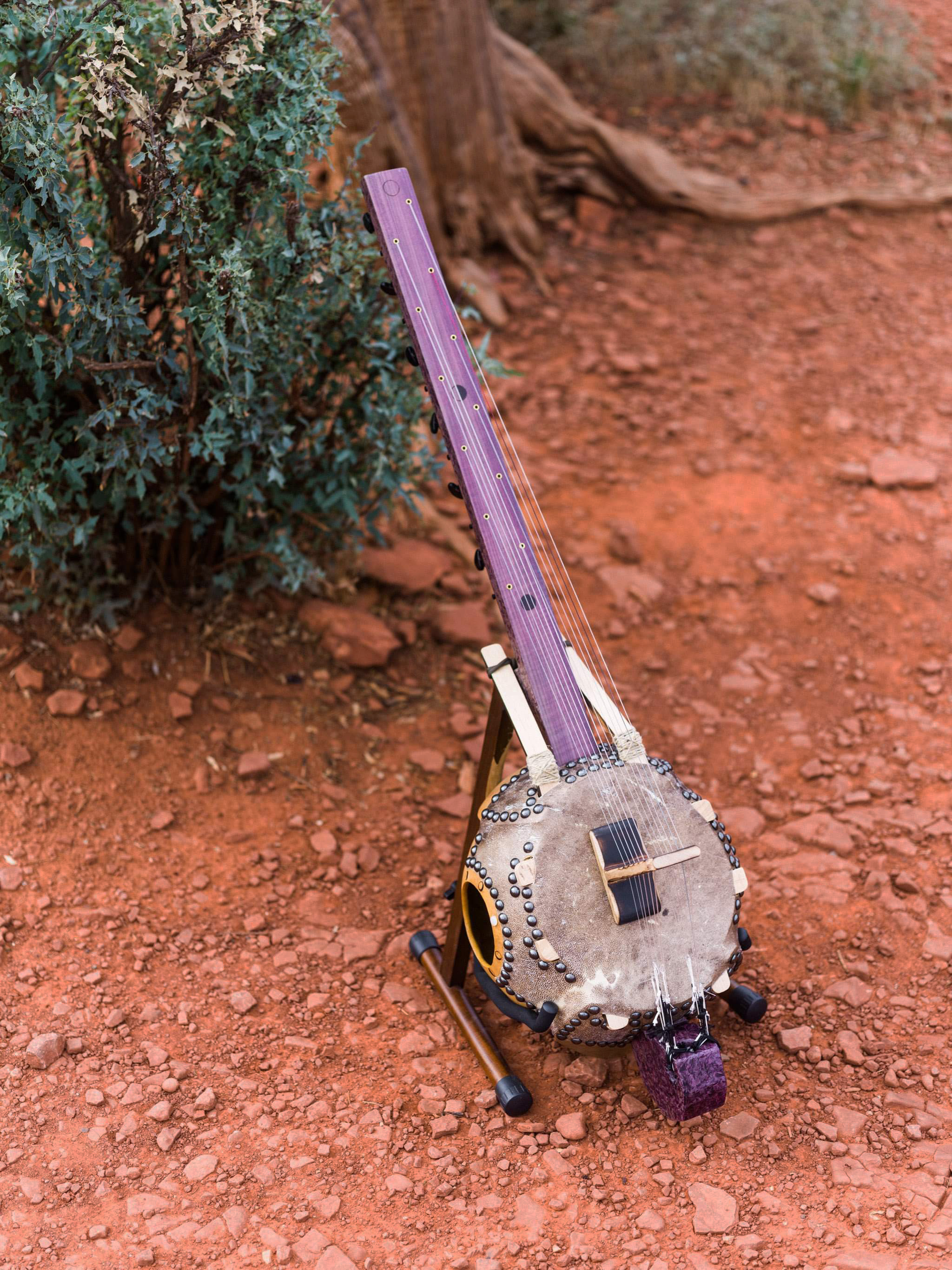 Moon themed N'goni by Bryan Anthony Vallone