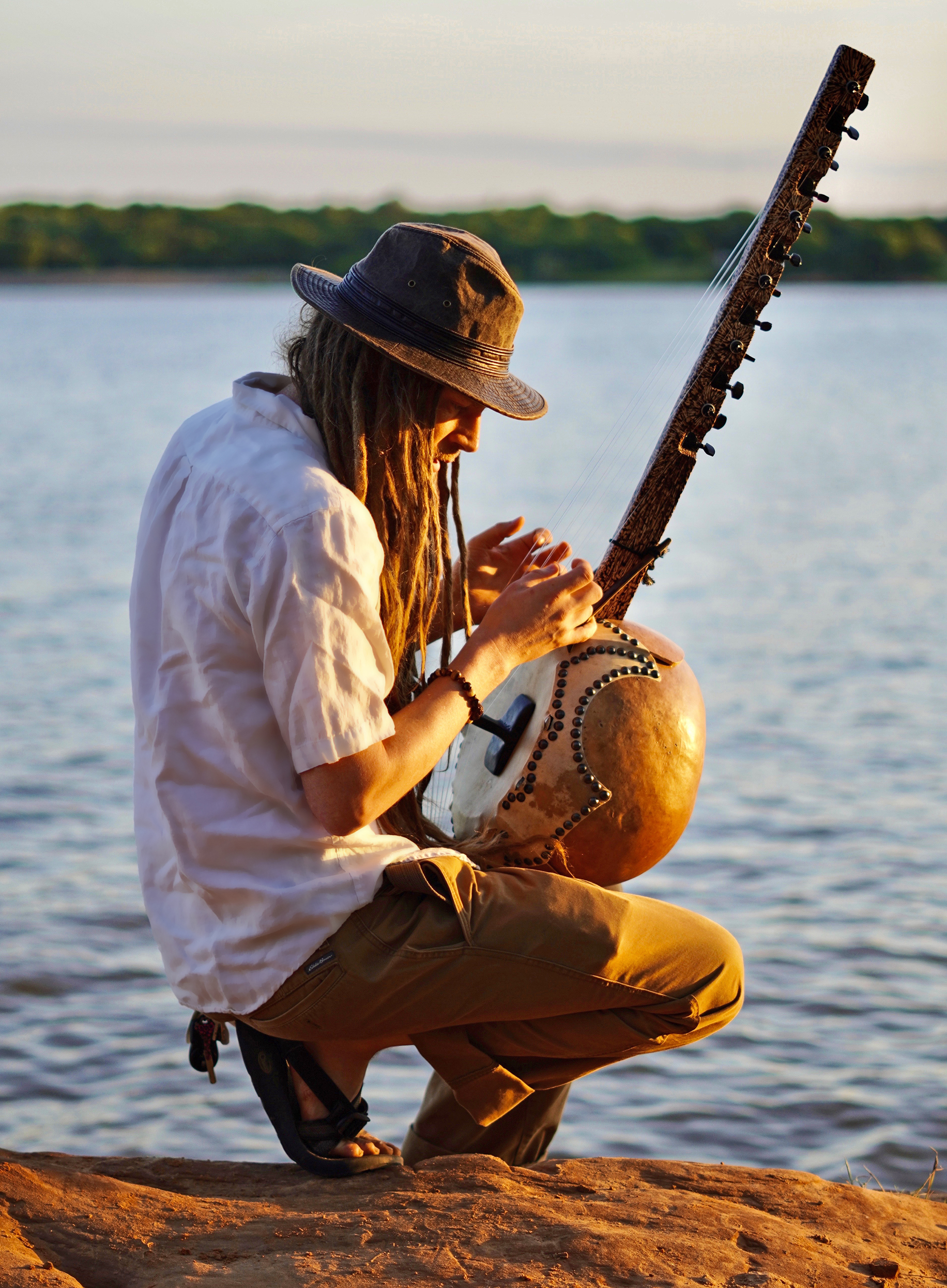 Bryan Anthony Vallone playing the Durga N'goni